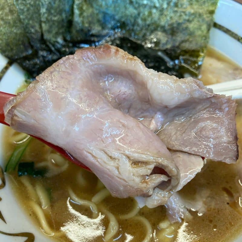 【麺家 たいせい】の低温調理の豚肩ロースチャーシュー